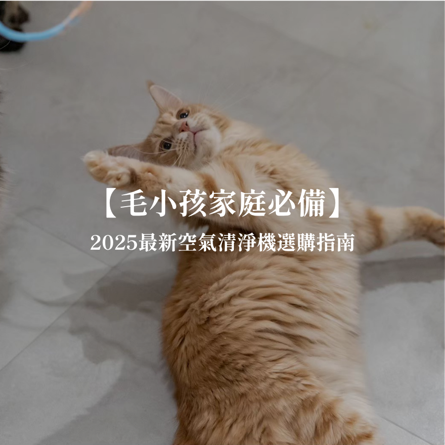 毛小孩家庭必備！2025最新空氣清淨機選購指南